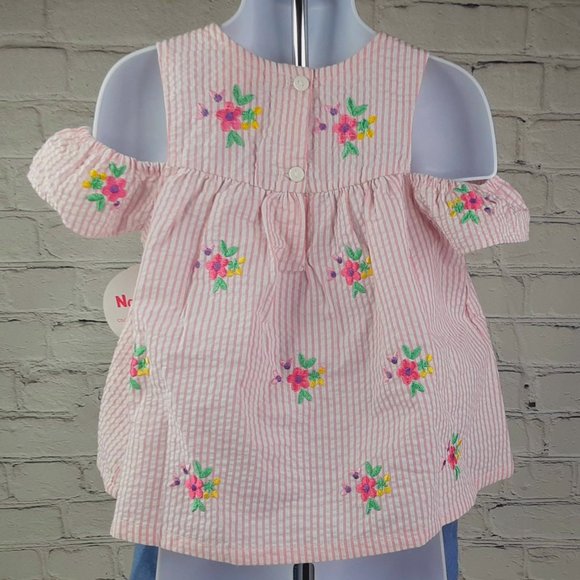 'NANETTE KIDS' 2-PIECE 'FLOWERS A'BOUT' TOP & SHORT SET - Picture 4 of 15